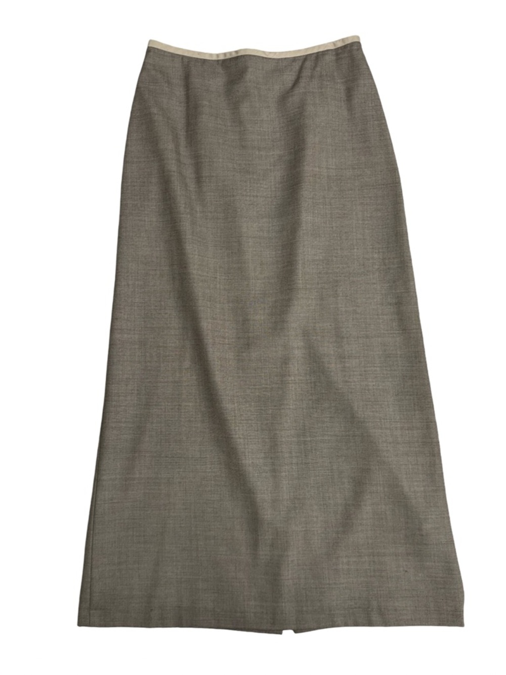 Vintage 90s J. Crew Long Wool Skirt RARE Tailored Lined Quiet Luxury Old Money - Picture 5 of 13